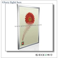 Wall-Mounted or Hanging Aluminum Frame Slim LED Advertising Light Box