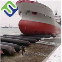 Marine Airbags for launching/landing/lifting ships