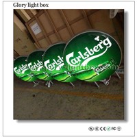Mounting advertising  acrylic light box