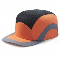 6 panel hat style lightweight safety bump cap