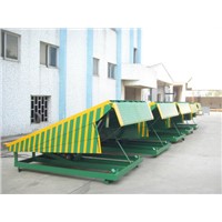 Loading ramp stationary hydraulic dock leveller for container
