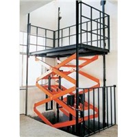 Stationary scissor lift platform carl lift with large loading capacity