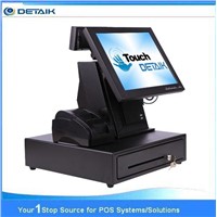 DTK-POS1508 15 Inch Touch POS System with VFD220 Customer display