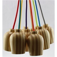 High quality and best price wood pendant light with edison bulb