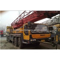 Used condition sany STC750 75t truck crane second hand truck crane feature sany 75t mobile crane