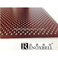 Perforated Aluminum Panel with CNC Machine