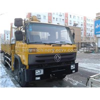 Used condition year 2013 Dongfeng 6.3t truck mounted crane used dong feng 6t truck mounted crane
