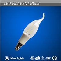Residential Lighting E12 C35 Led Filament Bulb with Plastic Part