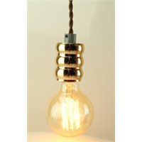 Factory price metal pendant light with edison bulb