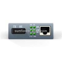 Media Converter 100base SM Simplex SC