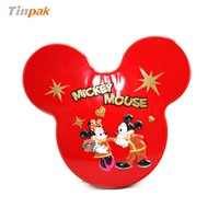 lovle Mickey shape candy tin box