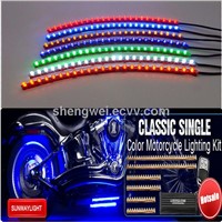 Red color car/motorcycle led underbody lighting kit