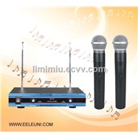 Hot Selling Cheap Price VHF Karaoke Dual Channels Wireless Microphone