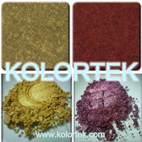 Pearl luster metallic pigments for expoxy coating