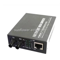 10/100/1000M ST Media Converter/Fiber Transceiver For Duplex SM