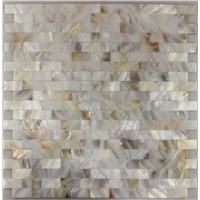 seamless rectangle freshwater shell mosaic tile