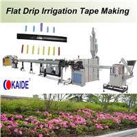 PE flat drip irrigation tape extrusion line/Production line China factory