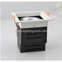 CE,RoHS approved recessed square led grille ceiling light  for commercial