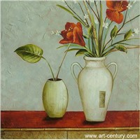 Canvas flower painting for home decoration