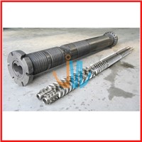 Parallel twin screw and barrel for plastic extruder machine