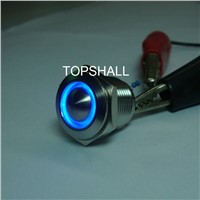 16mm waterproof and stainless steel push to start switch