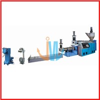 Two-stage recycling and granulation machine group