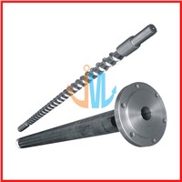 Single screw and barrel for plastic extruder