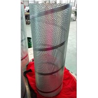 filter frames stainless steel spiral welded perforated metal pipes filter elements in Zhi Yi Da