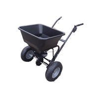 durable seeder/spreader with two wheels