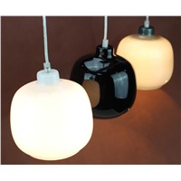 Made in china modern light / glass pendant light with edison bulb