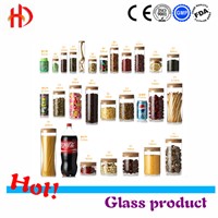 borosilicate glass storage jar