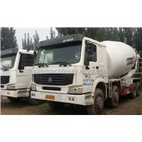 Used condition howo 8 m3 mixer truck with hydraulic engine second hand howo 8 m3 mixer truck