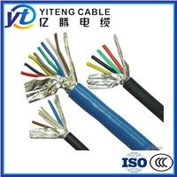 PVC Sheathed Flexible Control Cable XLPE Insulated Copper Conductor Braiding Shielded Cable