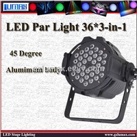 LED Par Can 36*3w RGB LED Par Stage Lighting