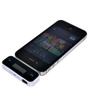 New Wireless 3.5mm In car Fm Transmitter with USB cable for Iphone  Samsung mobile