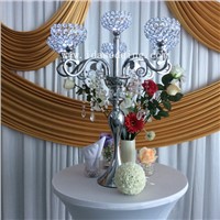 IDA wedding crystal canderlabra table centerpiece with LED light (IDATC311)