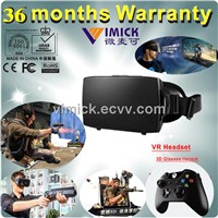 Fashionable Gift VR Headset Virtual Screen Glasses For 3.5-5.5 inch Cellphone 3D Movies/Games