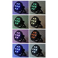 LED Flat Par light 7pcs*10W RGBW LEDs,disco light