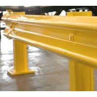 Power coated guardrail