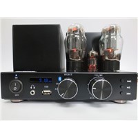 Vacuum Tube Amplifier with FM Radio and Bluetooth, CFA153B-S1-BR