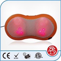 Soft PU cover with mesh material infrared heat neck massage pillow