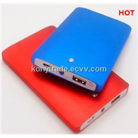 Newest Portable Mobile USB Power Bank with LED Lights