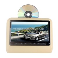 9" car headrest monitor with dvd/usb/sd/fm/ir/wireless game /remote control(HY-975D)