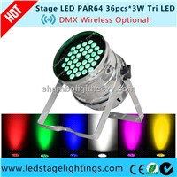 Hot Sale 36pcs*3W Tri LED LED PAR Light  disco lightings