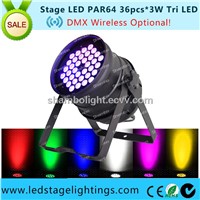 New LED PAR CAN 3W*36pcs Tri LED led stage lighting fixtures