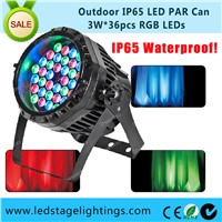 Hot!Outdoor LED Par light 3W*36pcs RGB LEDs KTV Light