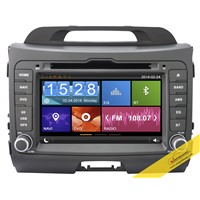 Capacitive Touch Screen Car DVD Player for KIA Sportage with 3G/WIFI/DVR/Mirror Link Function