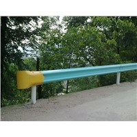 Three beam powder coated steel guardrail with competitive price
