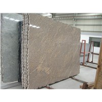 Giallo California granite slab for kitchentop