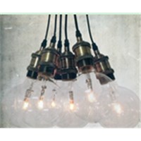 China supplier light E27 metal pendant light with brown box packing